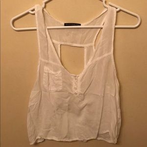 White brandy Melville tank top